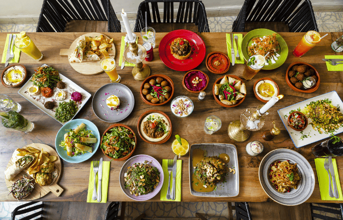 Restaurant Naranj Libanese à Marrakech, Maroc