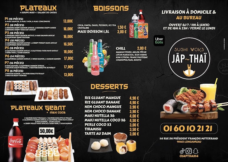 Restaurant Ô JAP THAÏ à Longjumeau, France