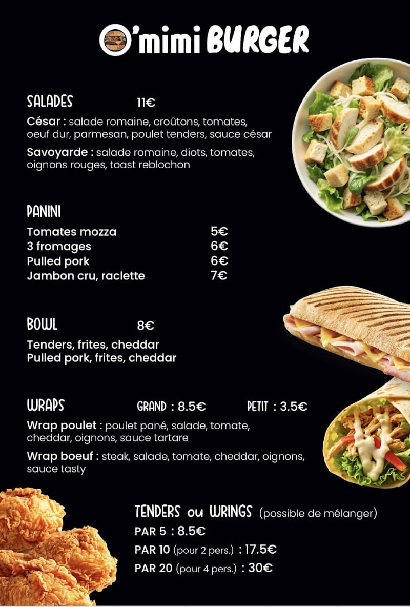 Restaurant O’mimi Burger à Belley, France