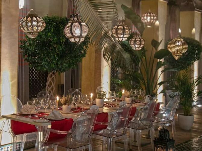 Restaurant Pepe Nero à Marrakech, Maroc