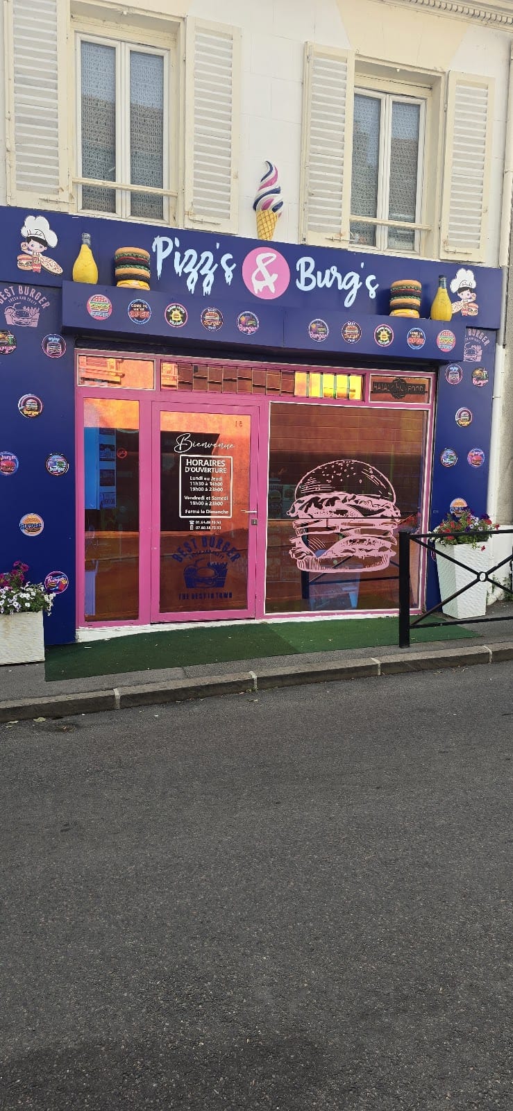 Restaurant Pizz’s and burg’s à Champlan, France