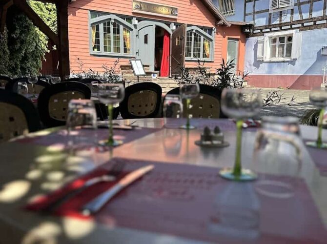 Restaurant au cygne à Geudertheim, France