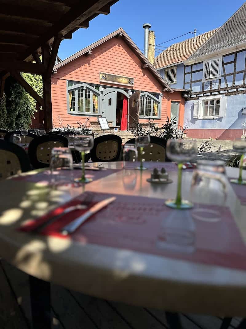 Restaurant au cygne à Geudertheim, France
