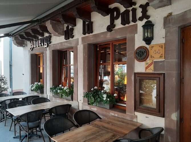 Restaurant auberge de la paix Sélestat à Sélestat, France