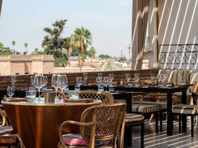 Restaurant Dardar Rooftop Marrakech à Marrakech, Maroc