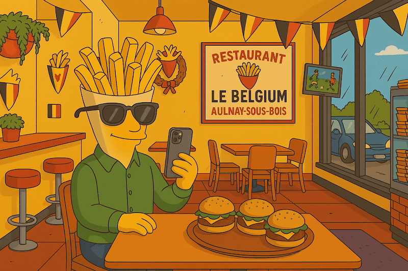Restaurant Le Belgium friterie belge à Aulnay-sous-Bois, France