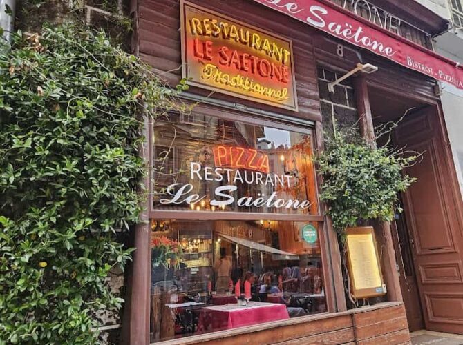 Restaurant Le Saëtone à Nice, France