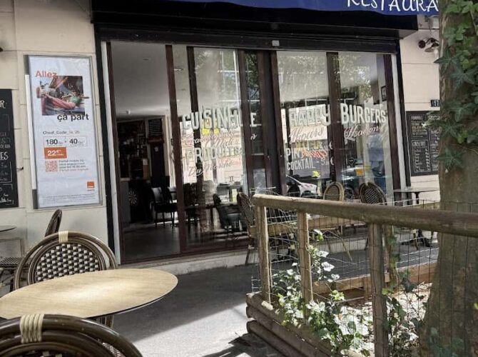 Restaurant l’Eden. à Saint-Ouen-sur-Seine, France