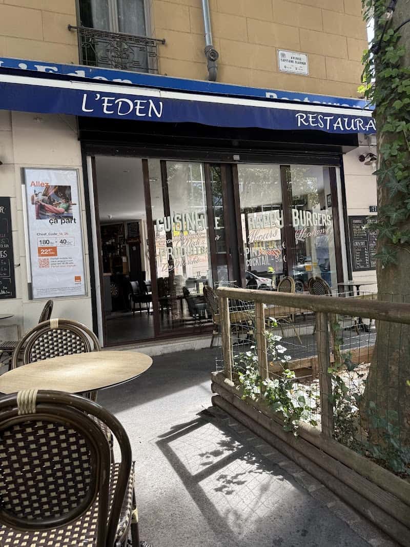 Restaurant l’Eden. à Saint-Ouen-sur-Seine, France