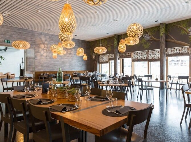 Restaurant L’Opale à Lens, Suisse