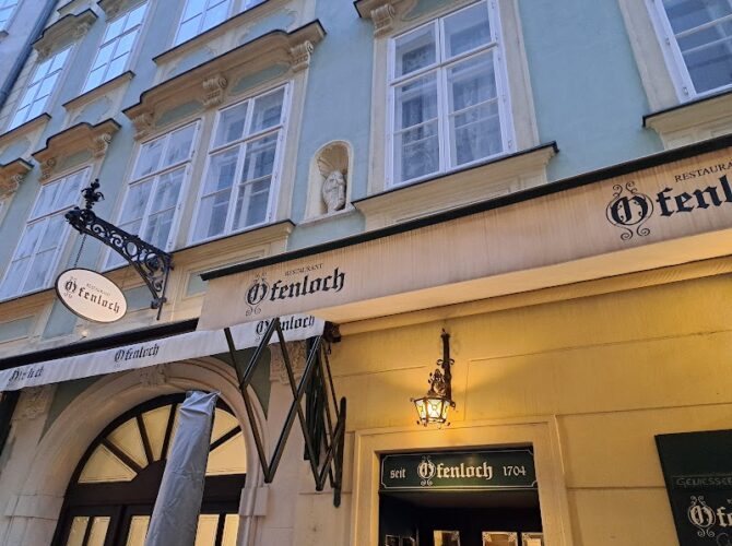 Restaurant Ofenloch à Wien (Vienne), Autriche