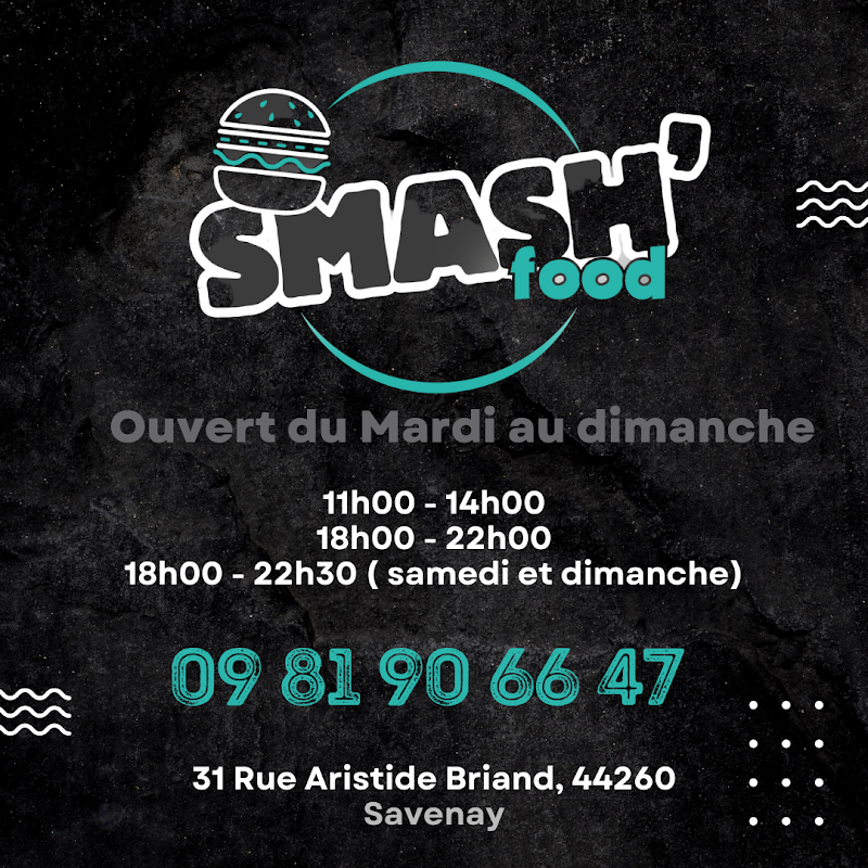 Restaurant SMASH FOOD Savenay à Savenay, France