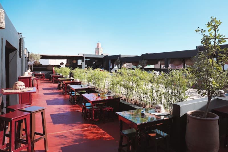 Restaurant Terrasse des épices à Marrakech, Maroc