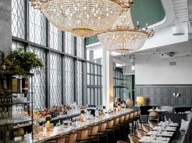 The MAINE Land Brasserie Restaurant, Business Bay Dubai à Dubaï, Émirats arabes unis