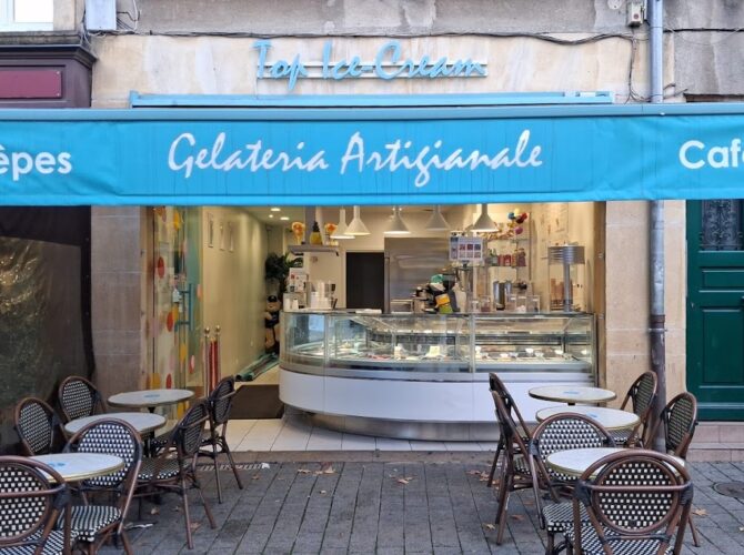 Restaurant Top Ice Cream Metz – Glacier artisanal place Saint-Jacques à Metz, France