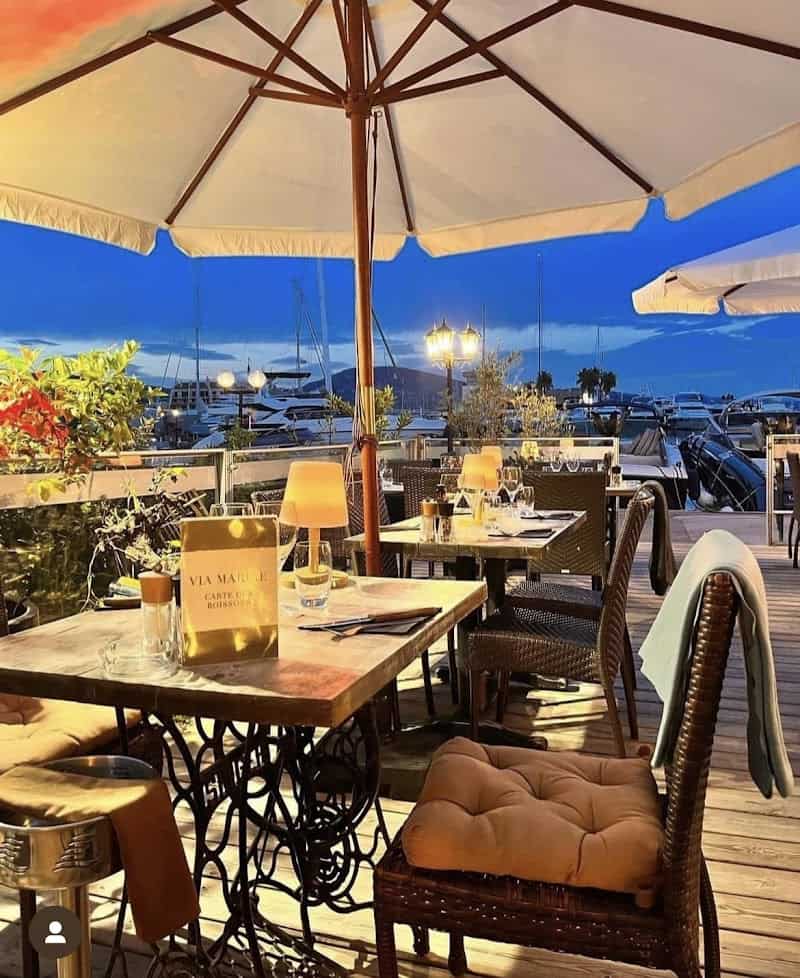 Restaurant VIA MARINE à Cogolin, France