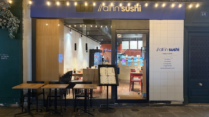All In Sushi – Meilleur Sushi à Paris | Fraîcheur & Qualité près de la Place des Vosges et restaurant Rue de Turenne à Paris, France