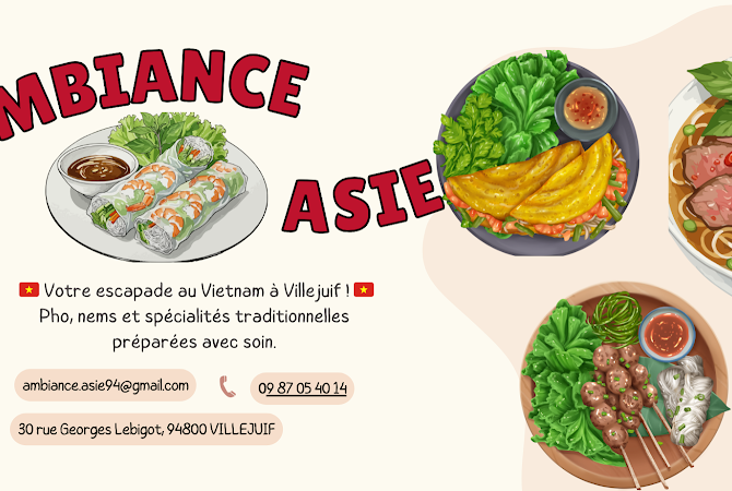 Ambiance Asie-Restaurant vietnamien à Villejuif, France