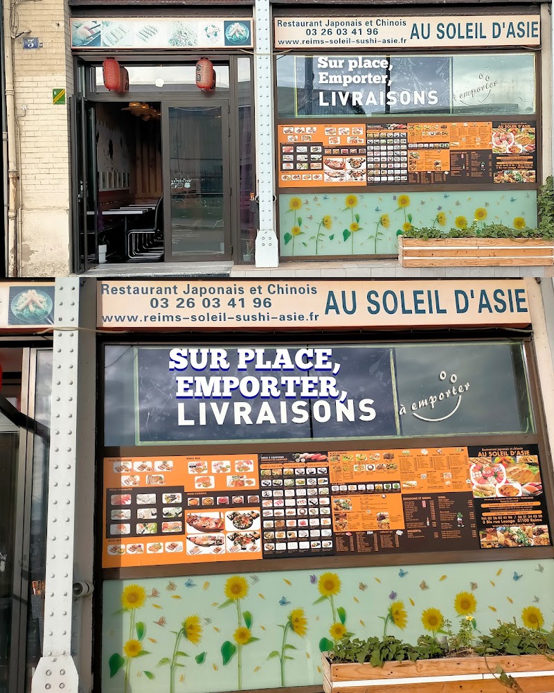 Restaurant Au Soleil d’Asie à Reims, France