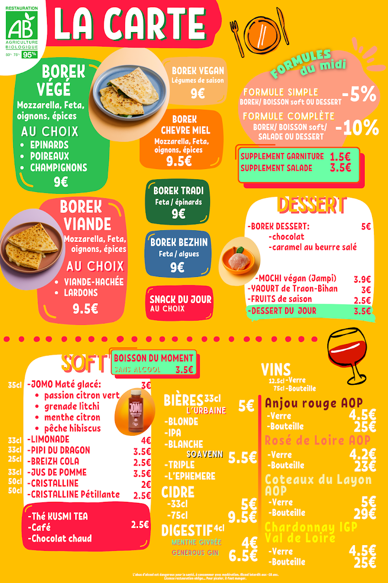 Restaurant BIOREK à Brest, France