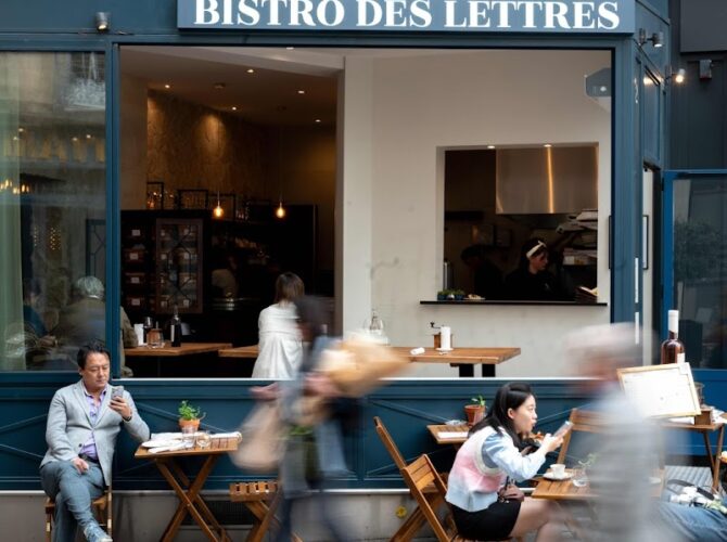 Restaurant Bistro des lettres à Paris, France