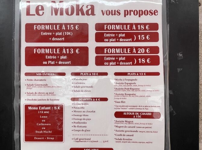 Restaurant Cafe Moka à Bayonne, France