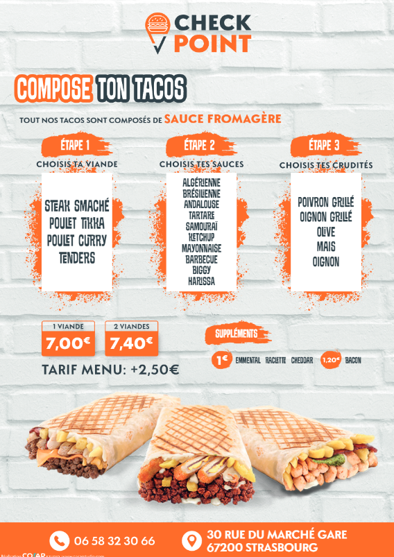 Restaurant Checkpoint – Burger Strasbourg à Strasbourg, France