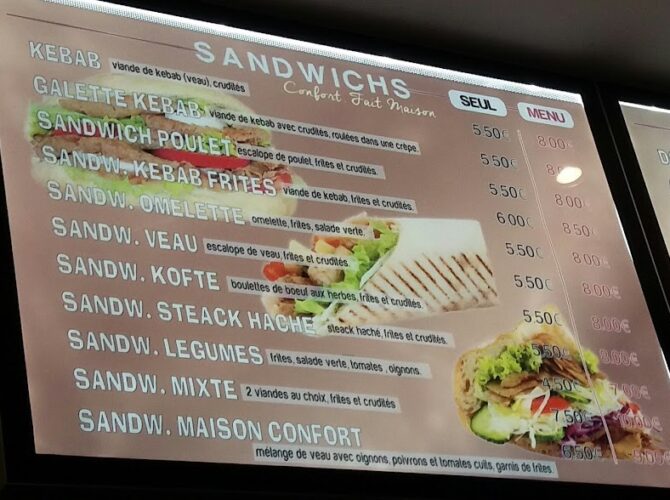 Restaurant Confort Kebab à Lyon, France