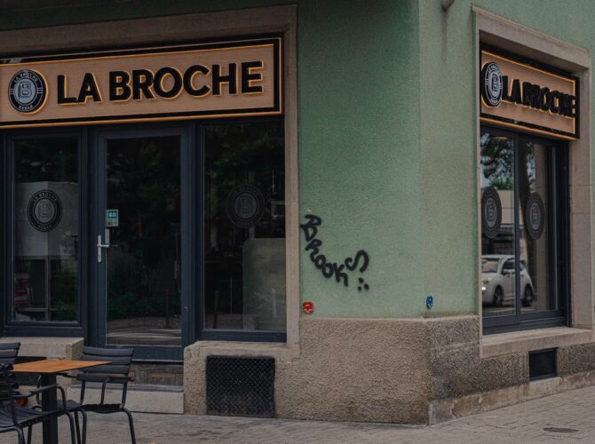 Restaurant Das Brosche’s ( la broche ) à Strasbourg, France
