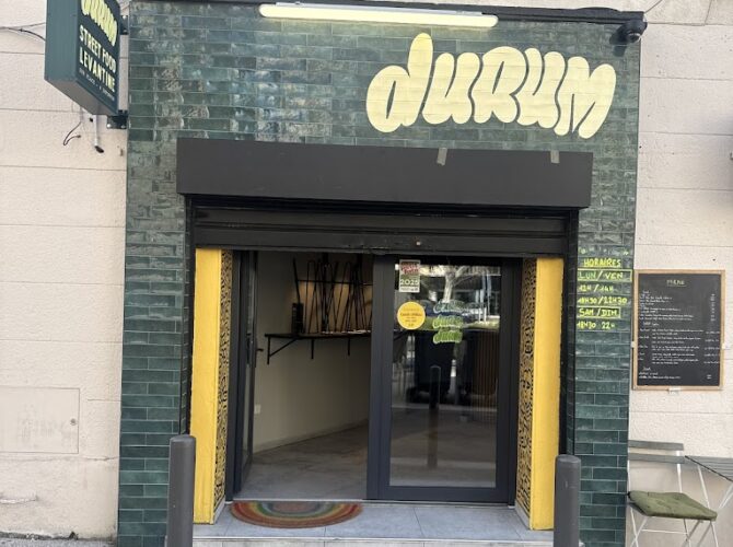 Restaurant Durum Street Food Levantine à Marseille, France