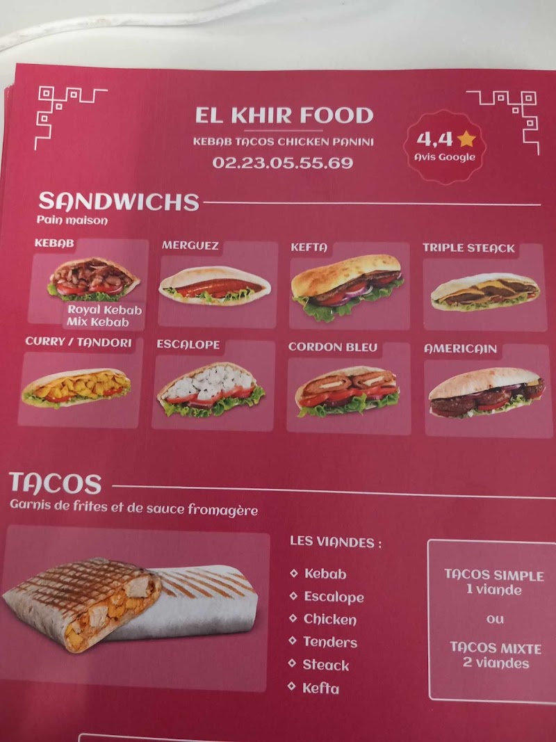 Restaurant El Khir Food à Rennes, France