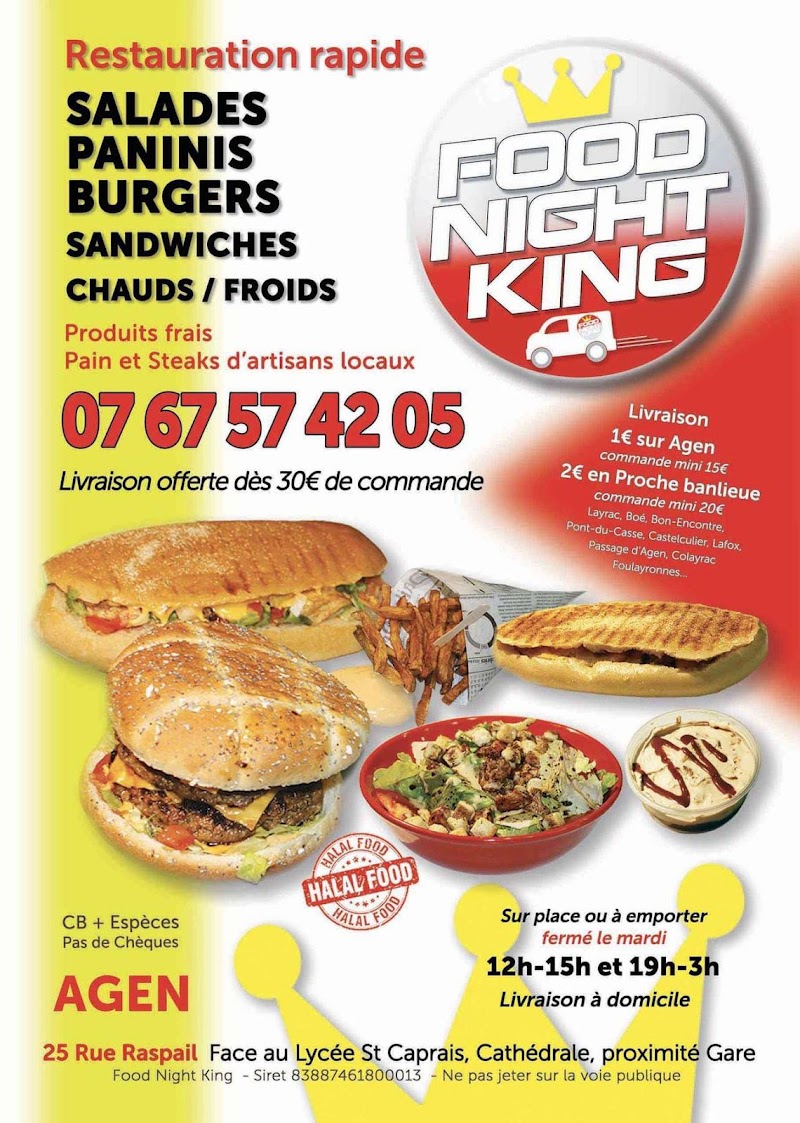 Restaurant Food Night King à Agen, France