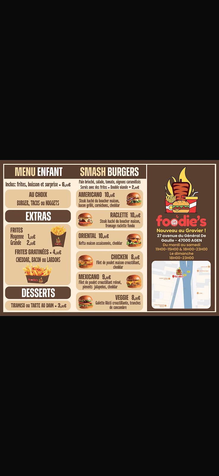 Restaurant Foodie’s à Agen, France