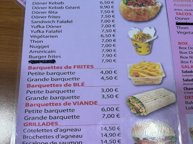 Restaurant Kalkan Döner à Colmar, France