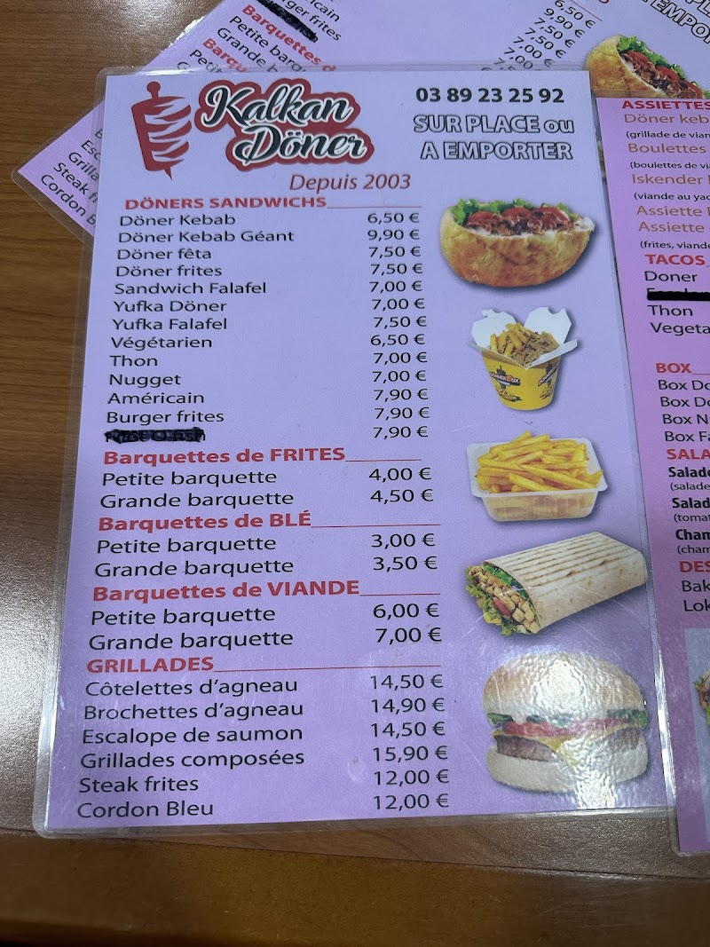 Restaurant Kalkan Döner à Colmar, France