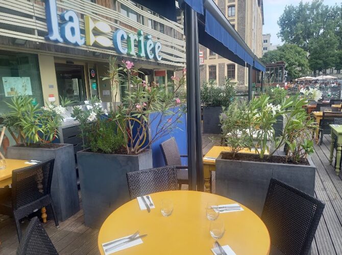 Restaurant La Criée La Villette Paris 19 à Paris, France