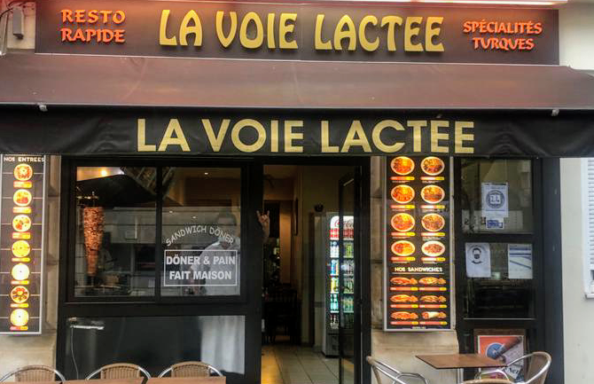 Restaurant La Voie Lactée Resto Rapide à Paris, France