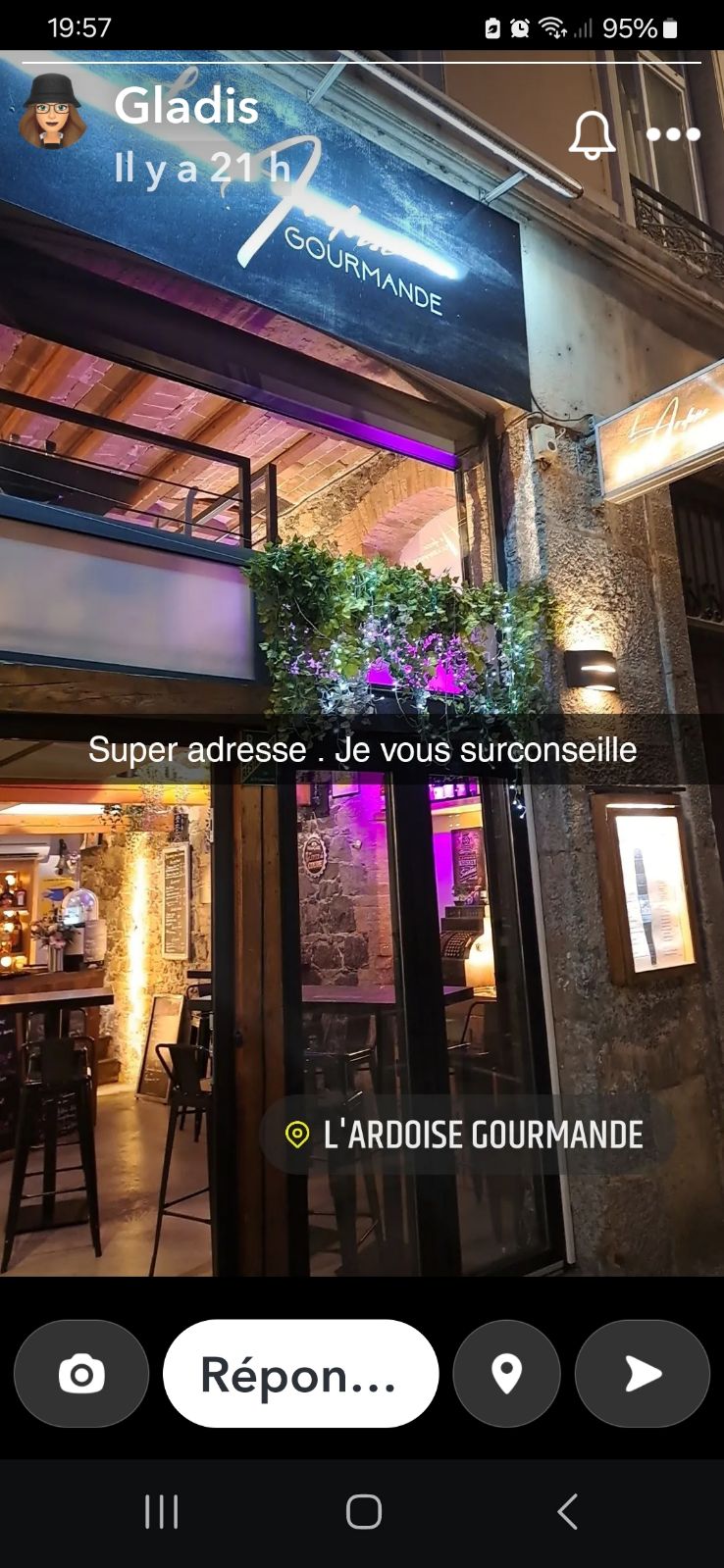 Restaurant L’Ardoise “GOURMANDE” (Quartier rue de Strasbourg)!!! à Grenoble, France