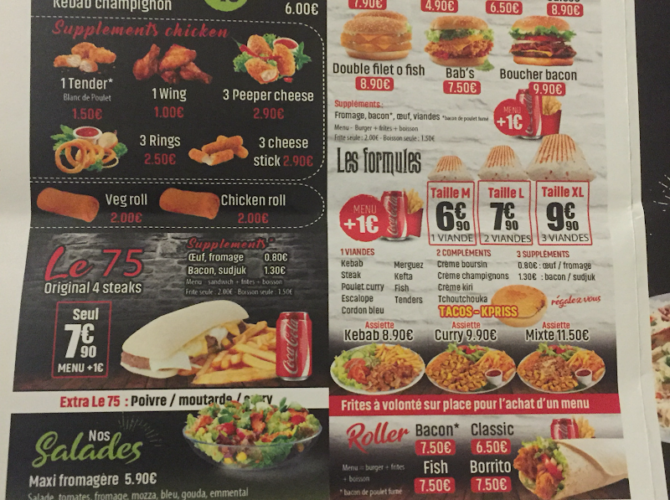 Restaurant LE 75 Tours à Tours, France