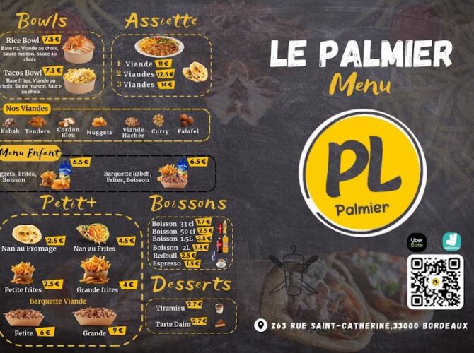 Restaurant Le palmier à Bordeaux, France