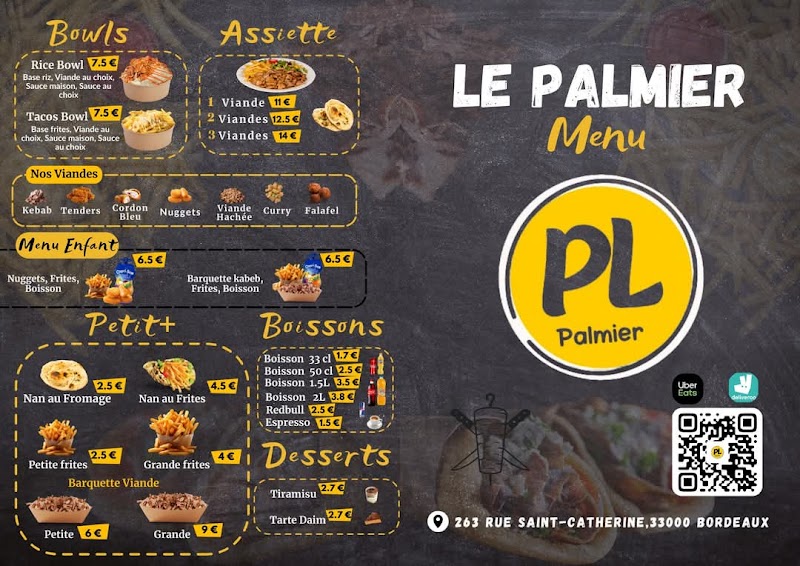 Restaurant Le palmier à Bordeaux, France