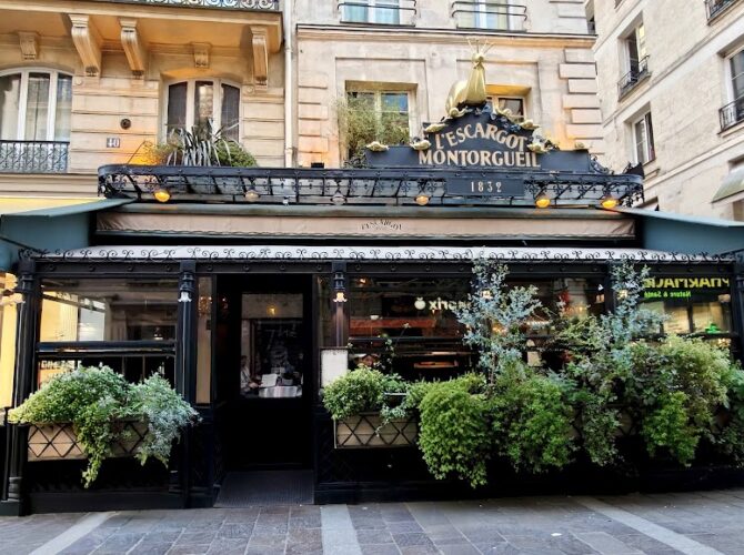 Restaurant L’Escargot à Paris, France