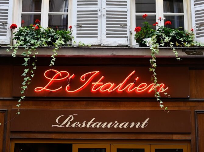 Restaurant L’Italien à Paris, France