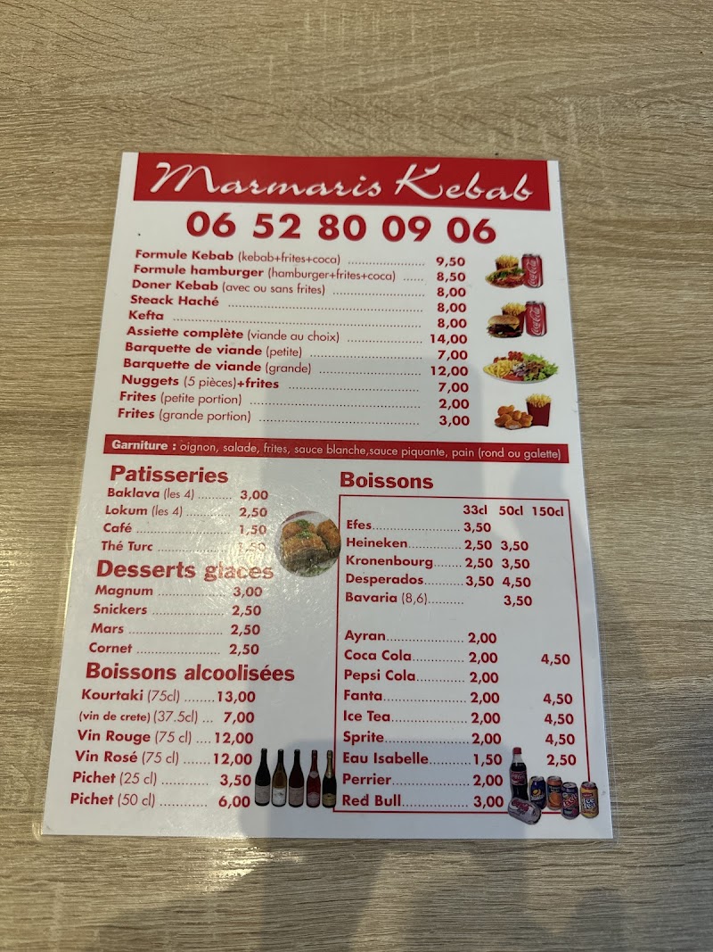 Restaurant Marmaris Kebab à Brest, France