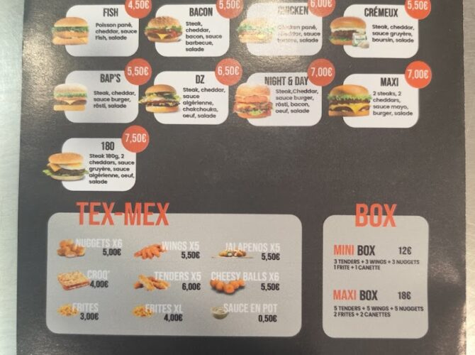 Restaurant Night Burger à Lyon, France