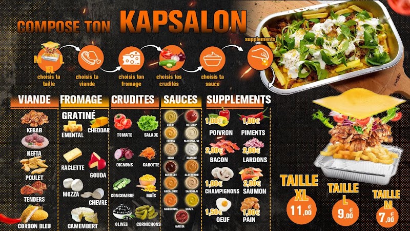 Restaurant O’Kapsalon à Brest, France