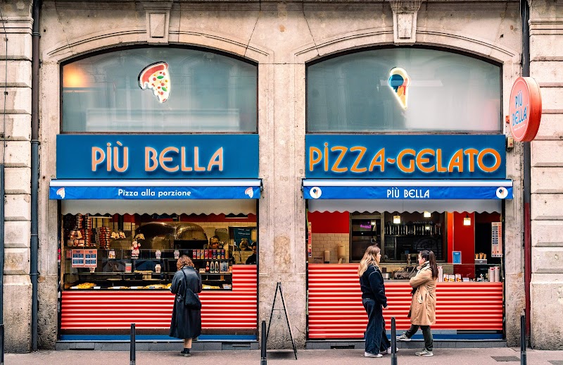 Restaurant Più Bella Pizza & Gelato à Lyon, France