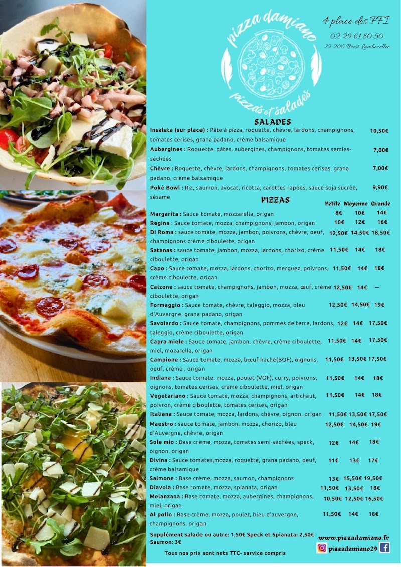 Restaurant Pizza Damiano à Brest, France