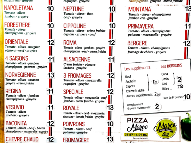 Restaurant Pizza Marco à Lyon, France