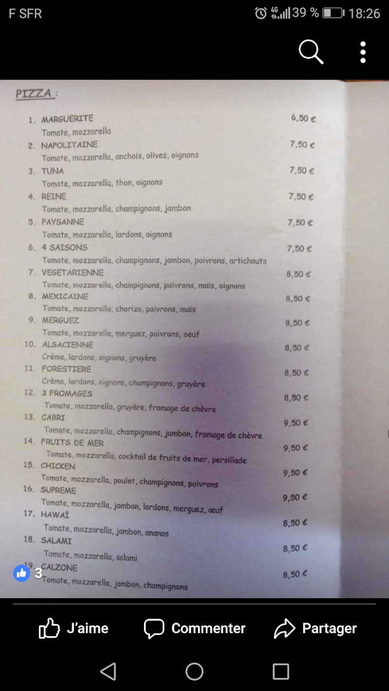 Restaurant Pizza Roma à Drusenheim, France